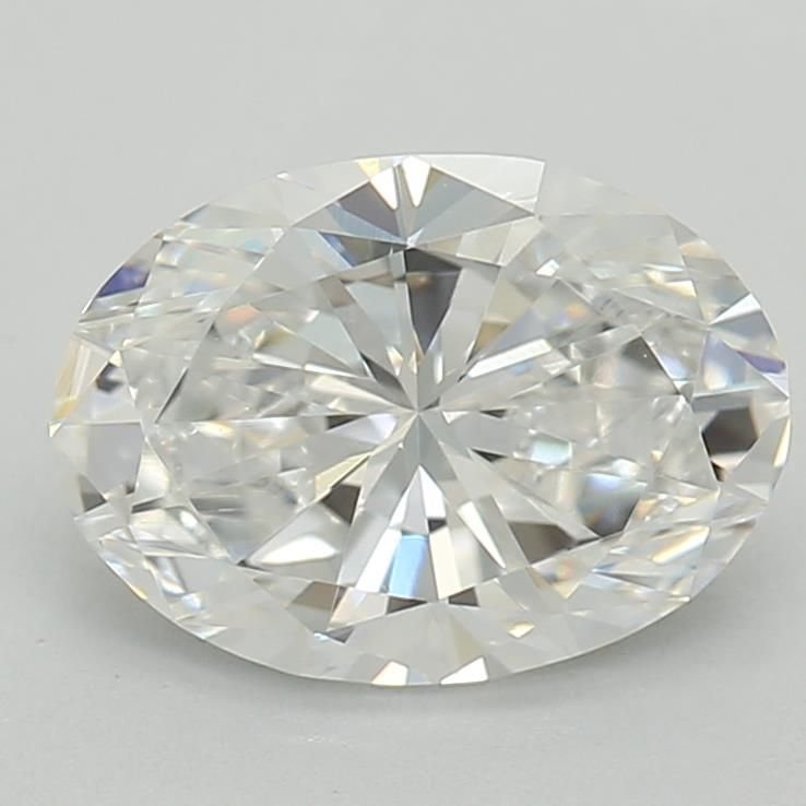 0.79ct D VS1 Very Good Cut Oval Lab Grown Diamond