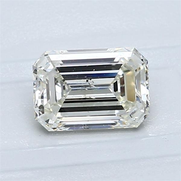 1.00ct K SI2 Rare Carat Ideal Cut Emerald Diamond