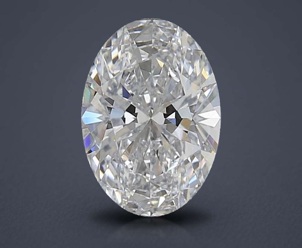 1.24 Carat Oval Lab Diamond