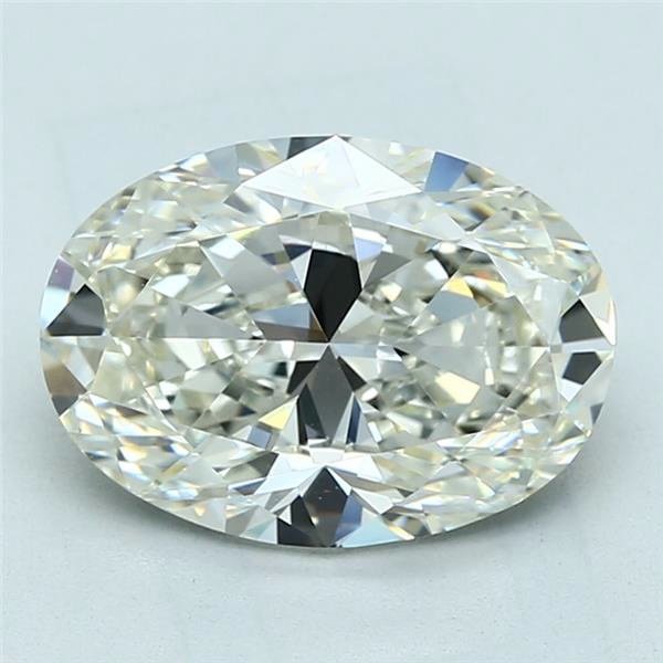 3.02ct J VVS1 Rare Carat Ideal Cut Oval Diamond