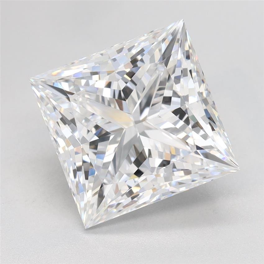 3.33ct D VVS2 Rare Carat Ideal Cut Princess Lab Grown Diamond