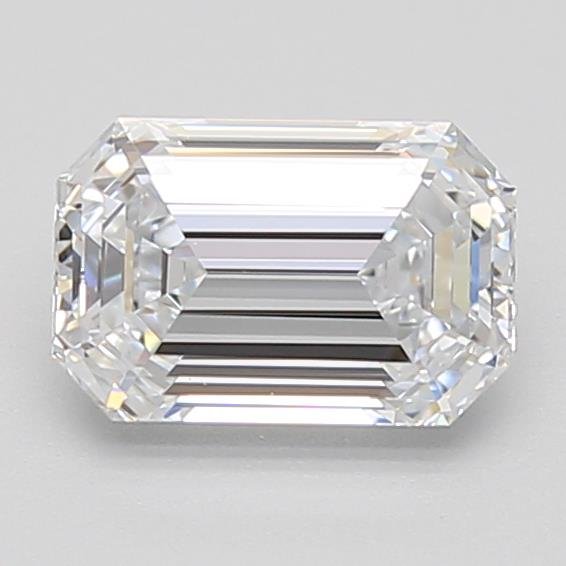 1.01ct D VVS2 Excellent Cut Emerald Lab Grown Diamond