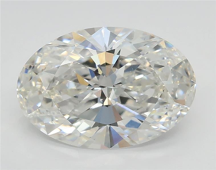 3.01ct F VS1 Rare Carat Ideal Cut Oval Lab Grown Diamond
