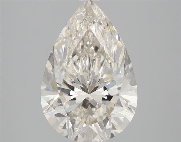 2.08ct H VS2 Rare Carat Ideal Cut Pear Lab Grown Diamond