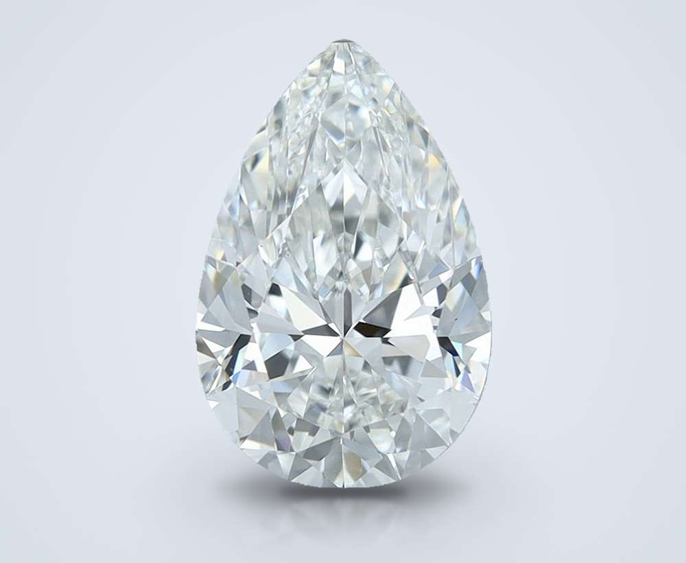 1.69 Carat Pear Natural Diamond