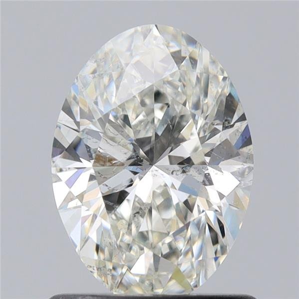 0.84ct J SI2 Very Good Cut Oval Diamond