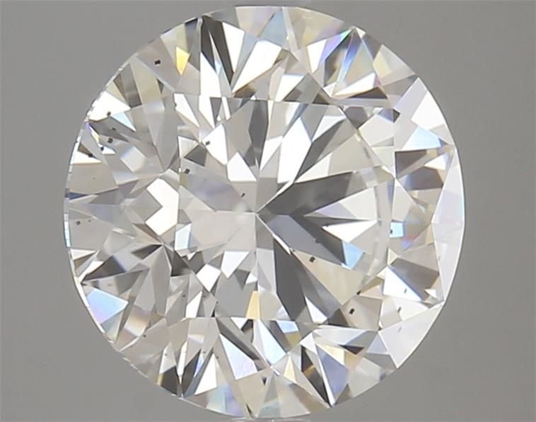 4.07ct F SI1 Rare Carat Ideal Cut Round Lab Grown Diamond