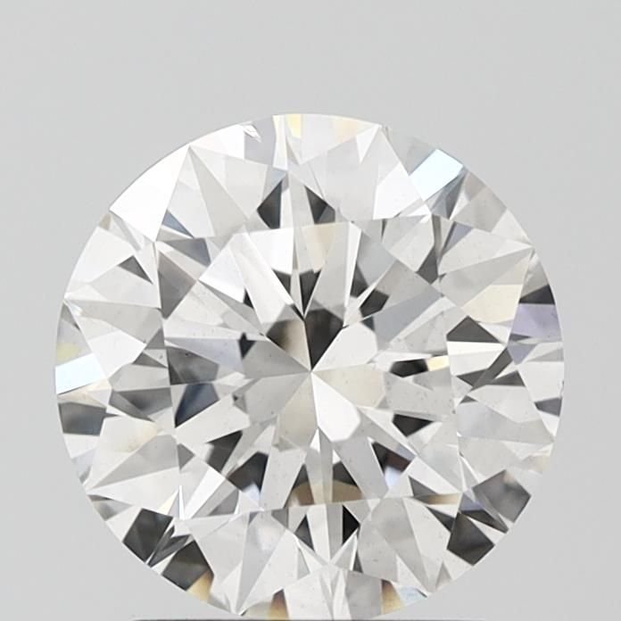 2.20ct F SI1 Excellent Cut Round Lab Grown Diamond