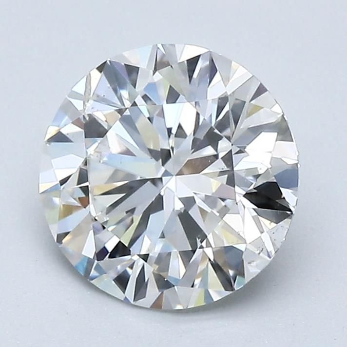 1.56ct F SI2 Rare Carat Ideal Cut Round Diamond