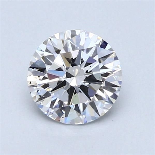 0.77ct D SI1 Rare Carat Ideal Cut Round Diamond