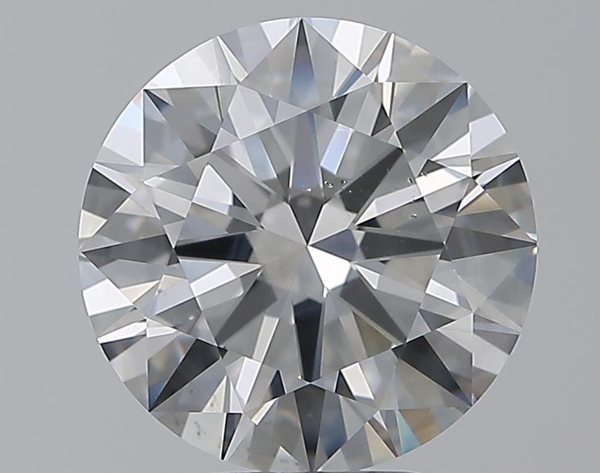 5.02ct G SI1 Rare Carat Ideal Cut Round Diamond