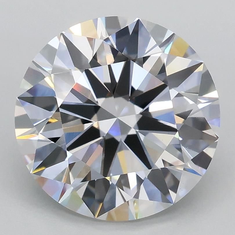3.01ct D VS1 Rare Carat Ideal Cut Round Lab Grown Diamond
