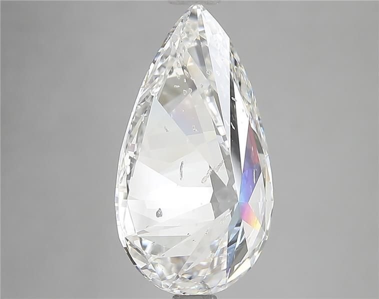 5.28ct G SI2 Rare Carat Ideal Cut Pear Diamond