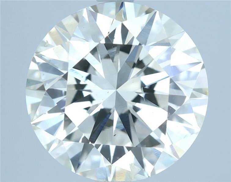 3.70ct J SI1 Rare Carat Ideal Cut Round Diamond