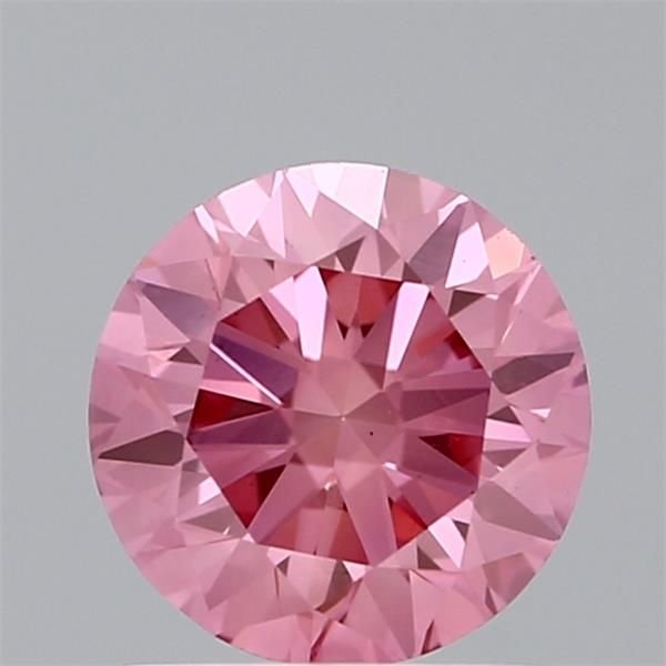 1.27 Ct. Fancy Vivid Pink Round Lab Diamond