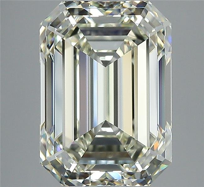 5.02ct K VVS1 Rare Carat Ideal Cut Emerald Diamond