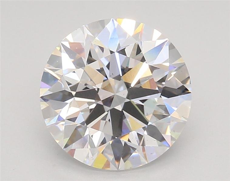 3.02ct D VS2 Rare Carat Ideal Cut Round Lab Grown Diamond