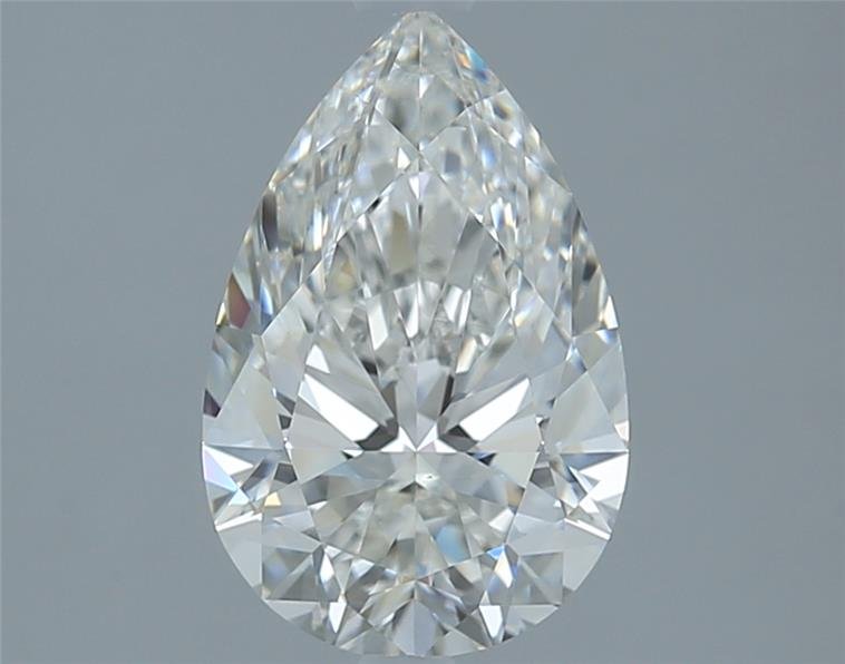 1.80 Carat Pear Natural Diamond