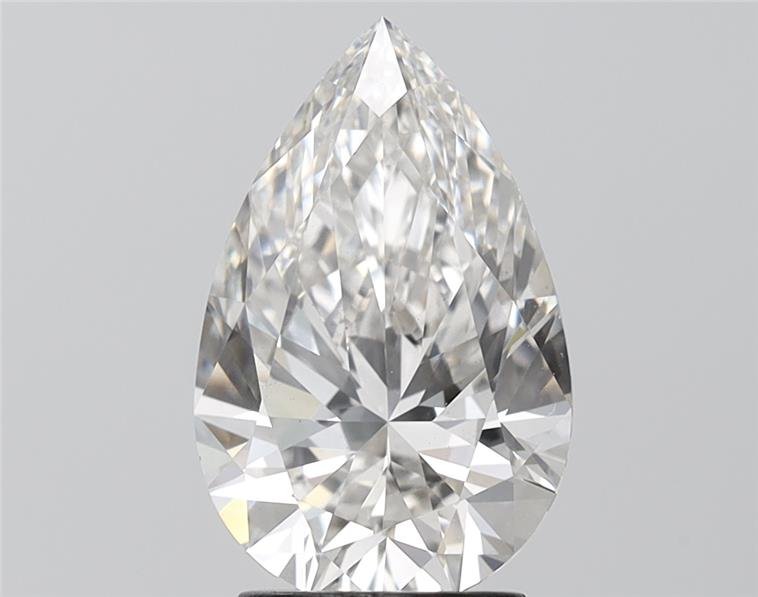 2.56ct H VS1 Rare Carat Ideal Cut Pear Lab Grown Diamond