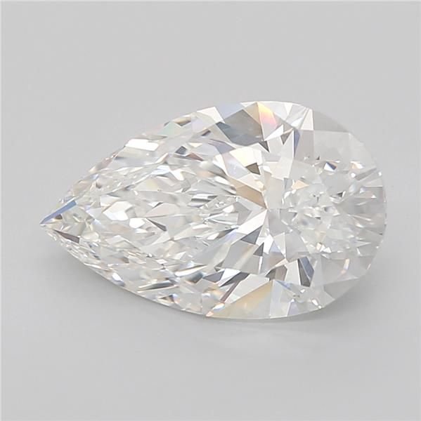 4.02ct G VVS2 Rare Carat Ideal Cut Pear Lab Grown Diamond