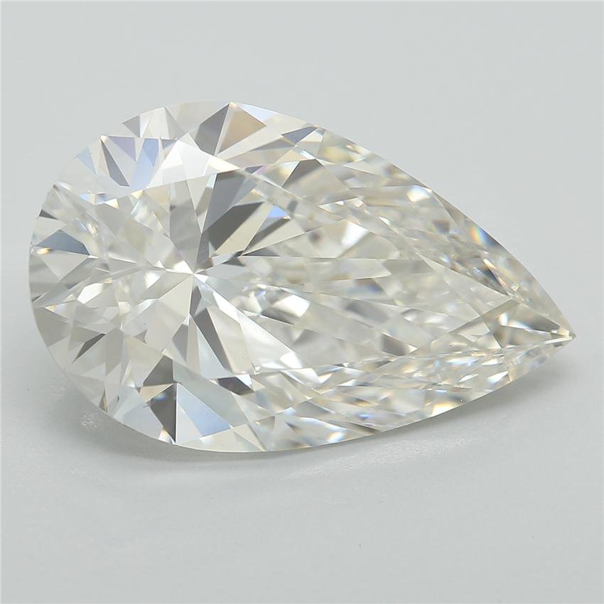 5.12ct G VVS2 Rare Carat Ideal Cut Pear Lab Grown Diamond