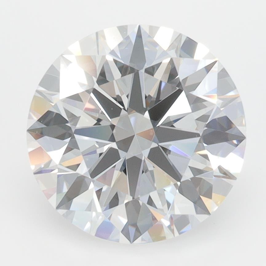 3.41ct D VVS1 Rare Carat Ideal Cut Round Lab Grown Diamond