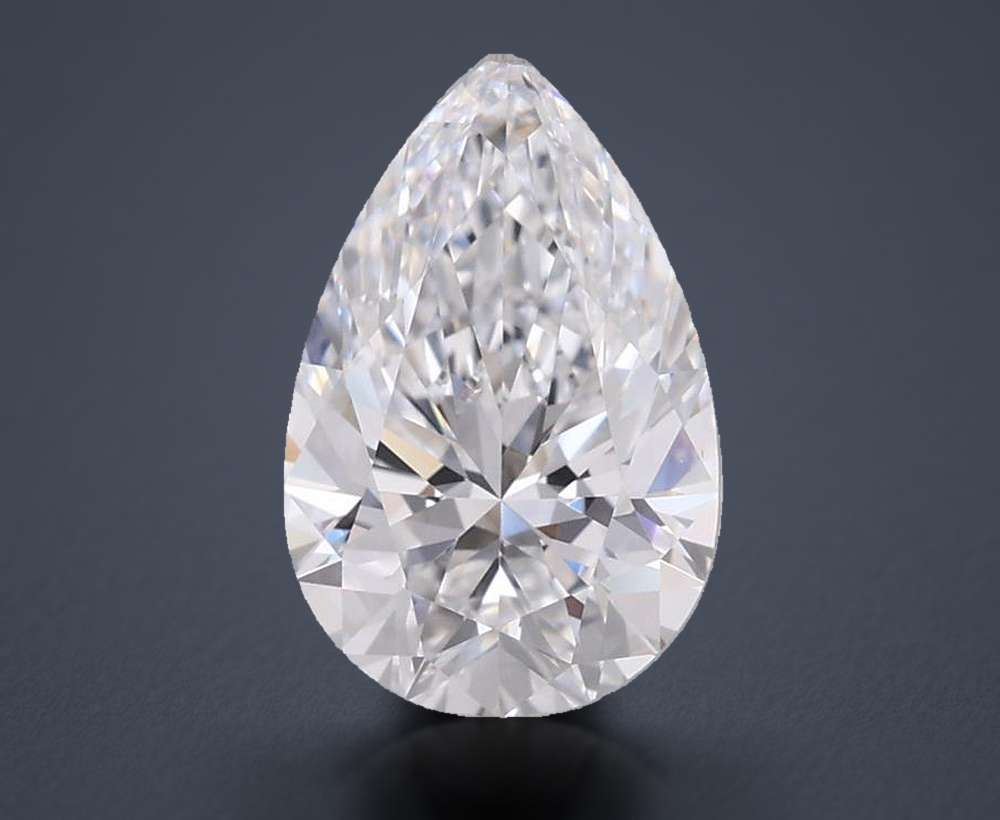 1.53 Carat Pear Lab Diamond