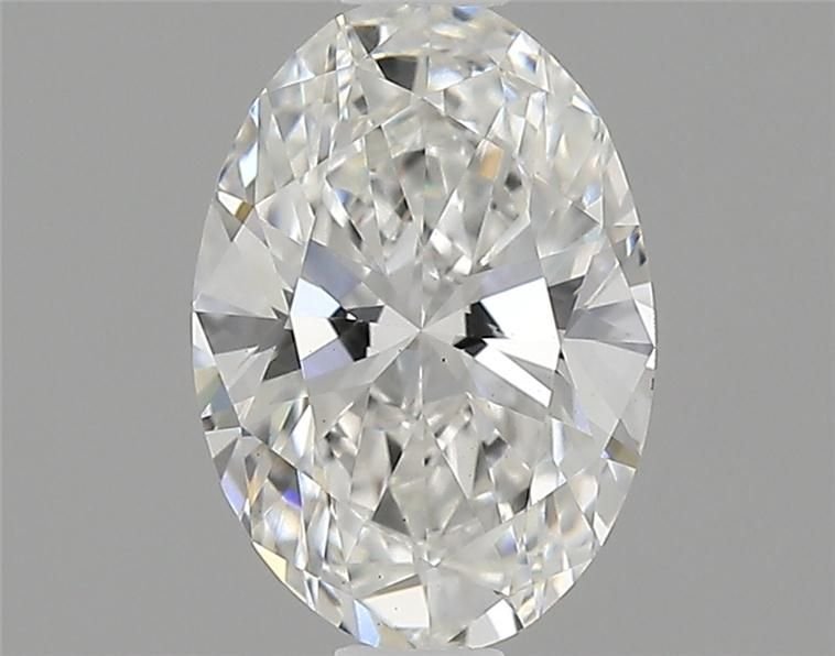 0.81ct F VS1 Rare Carat Ideal Cut Oval Lab Grown Diamond