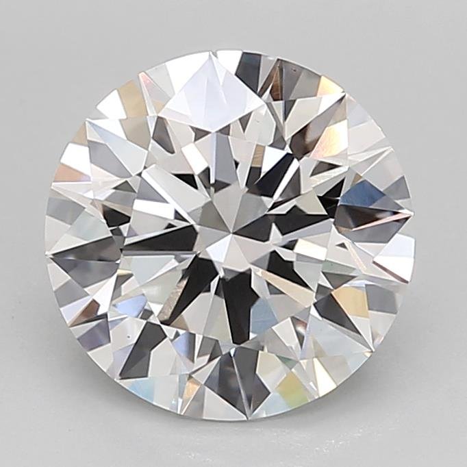 3.07ct D VS1 Rare Carat Ideal Cut Round Lab Grown Diamond