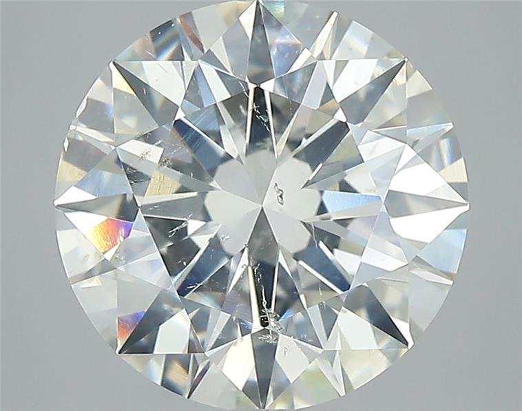 3.50ct K SI2 Rare Carat Ideal Cut Round Diamond