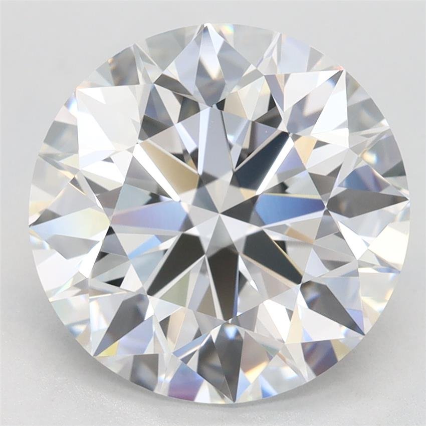 4.43ct D VVS1 Rare Carat Ideal Cut Round Lab Grown Diamond