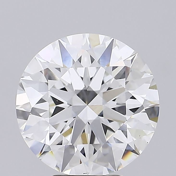 6.03ct F VS2 Rare Carat Ideal Cut Round Lab Grown Diamond