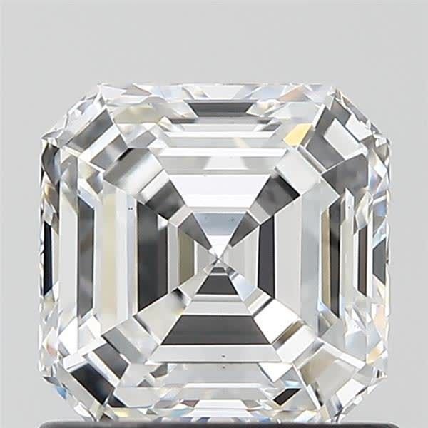 1.04ct E VS1 Rare Carat Ideal Cut Asscher Lab Grown Diamond