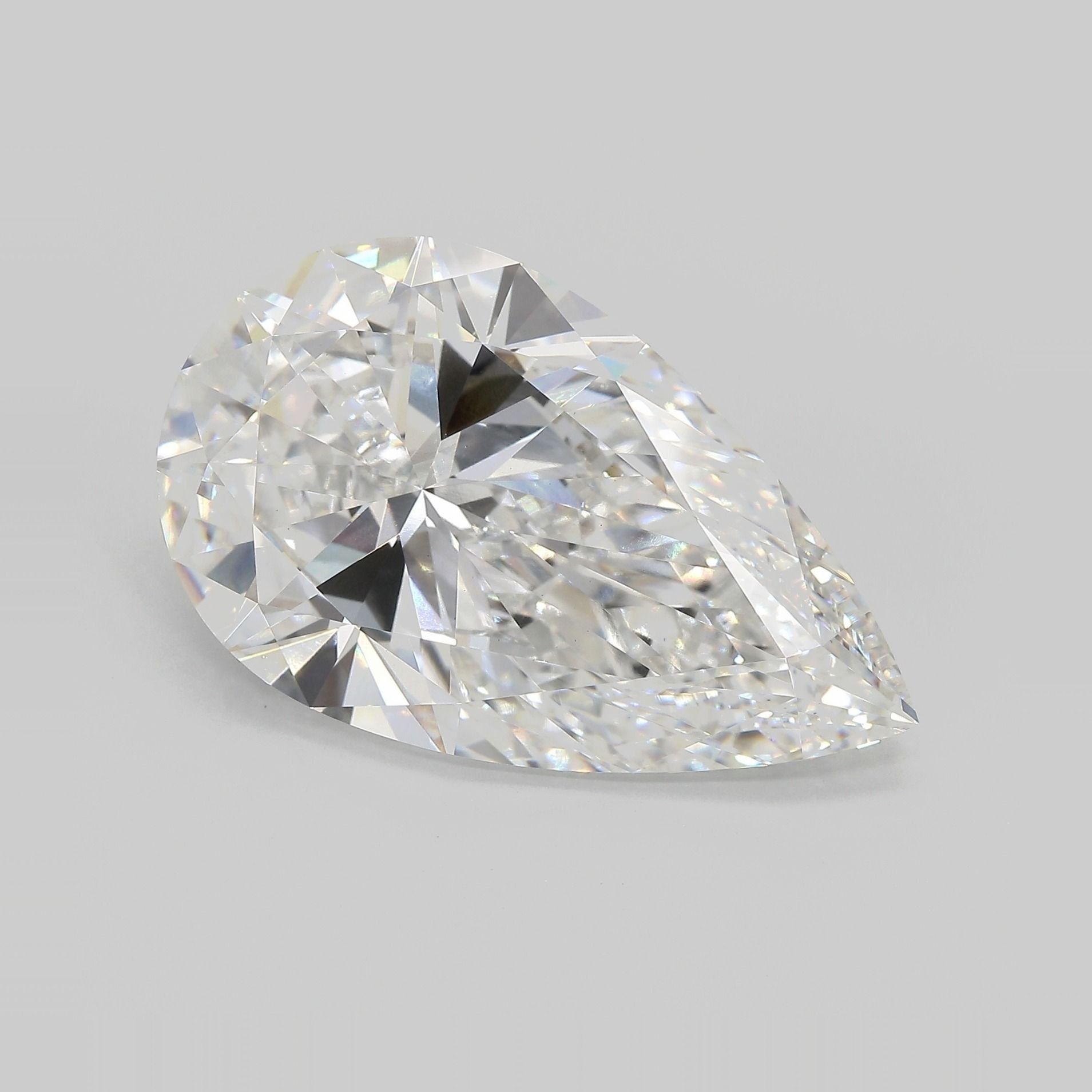 15.19ct F VS1 Rare Carat Ideal Cut Pear Lab Grown Diamond