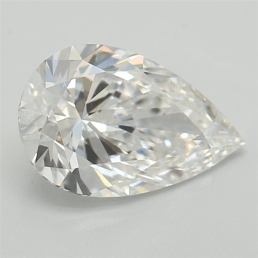 1.58ct D VS1 Rare Carat Ideal Cut Pear Lab Grown Diamond