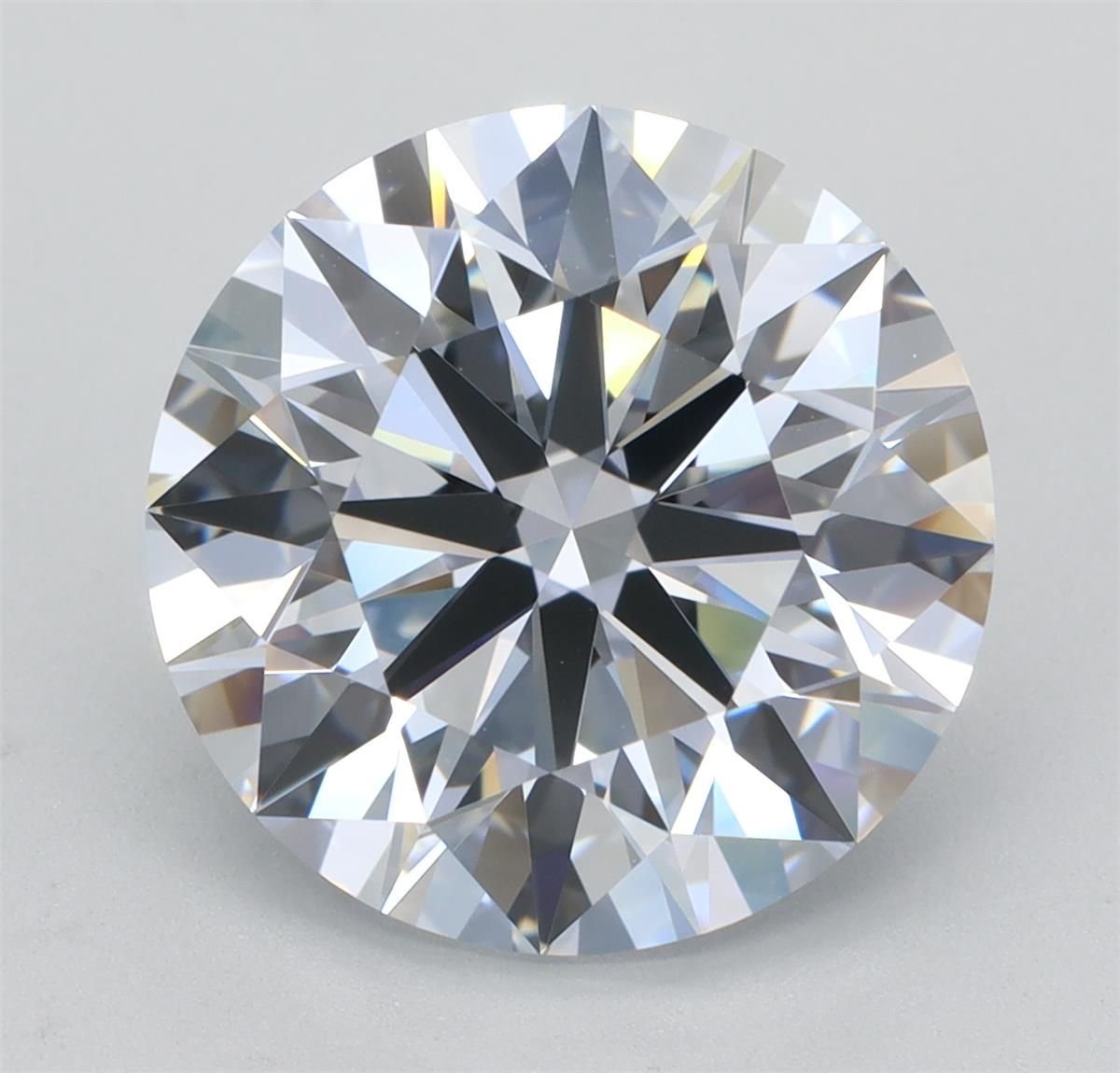 5.02ct F VVS2 Rare Carat Ideal Cut Round Lab Grown Diamond