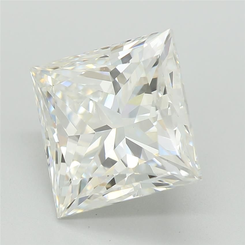 3.04ct F VVS2 Rare Carat Ideal Cut Princess Lab Grown Diamond