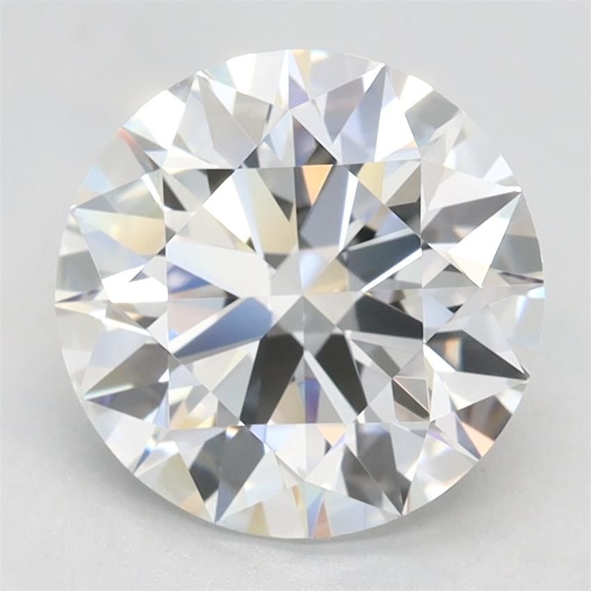 2.45ct F IF Rare Carat Ideal Cut Round Lab Grown Diamond