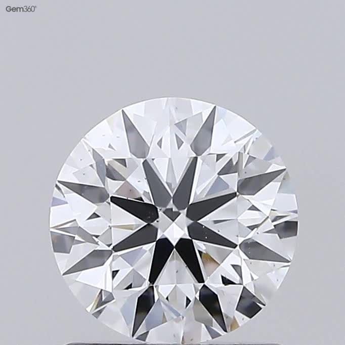 0.92ct E SI1 Rare Carat Ideal Cut Round Lab Grown Diamond