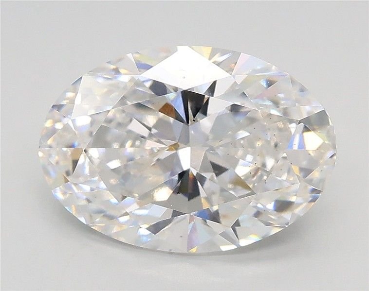 2.54ct E VS2 Rare Carat Ideal Cut Oval Lab Grown Diamond