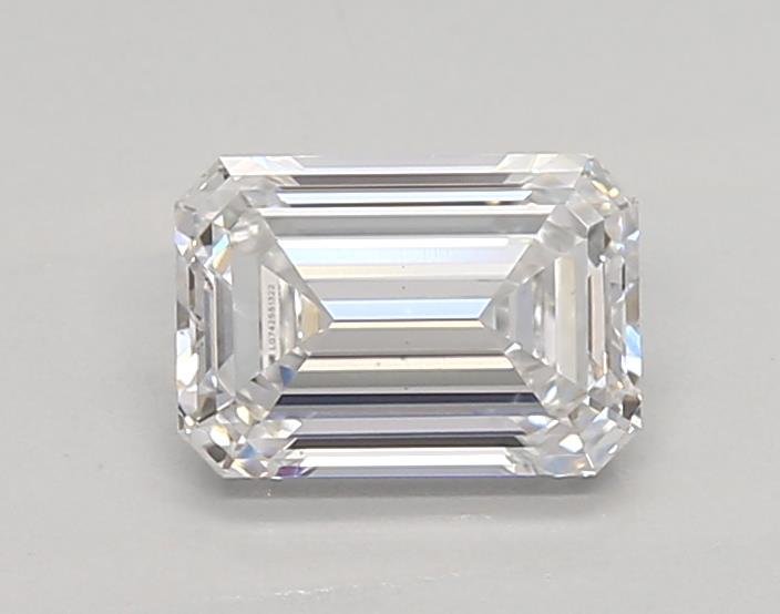 0.90ct D VVS2 Rare Carat Ideal Cut Emerald Lab Grown Diamond