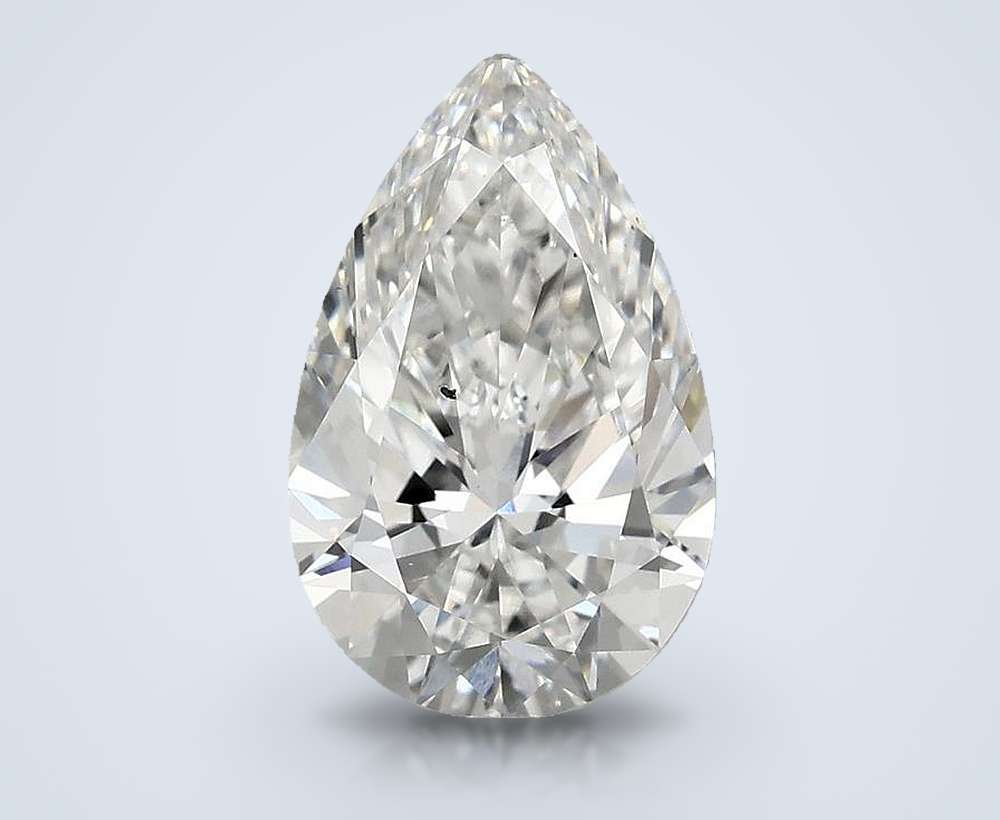 2.82 Carat Pear Lab Diamond