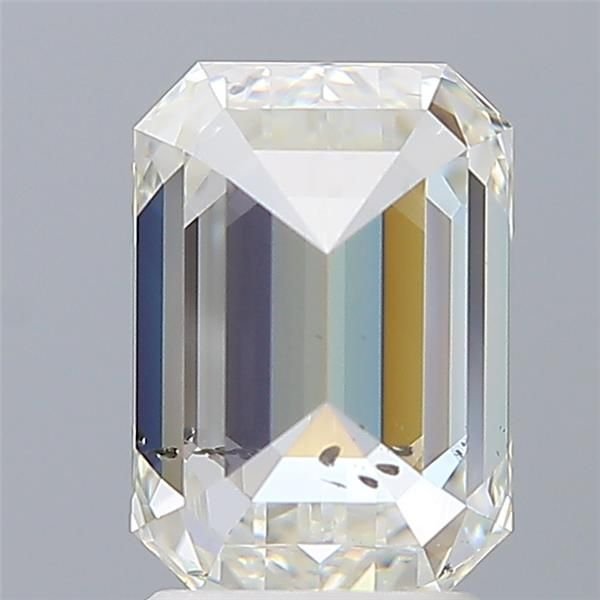 2.50ct I SI2 Rare Carat Ideal Cut Emerald Diamond