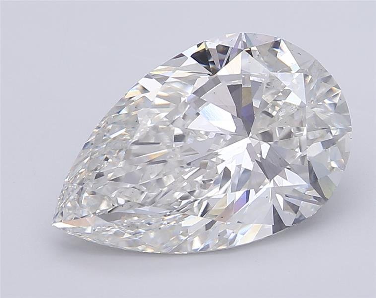 10.51ct G VS2 Rare Carat Ideal Cut Pear Lab Grown Diamond