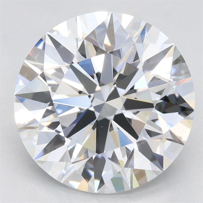 3.19ct D VVS2 Rare Carat Ideal Cut Round Lab Grown Diamond