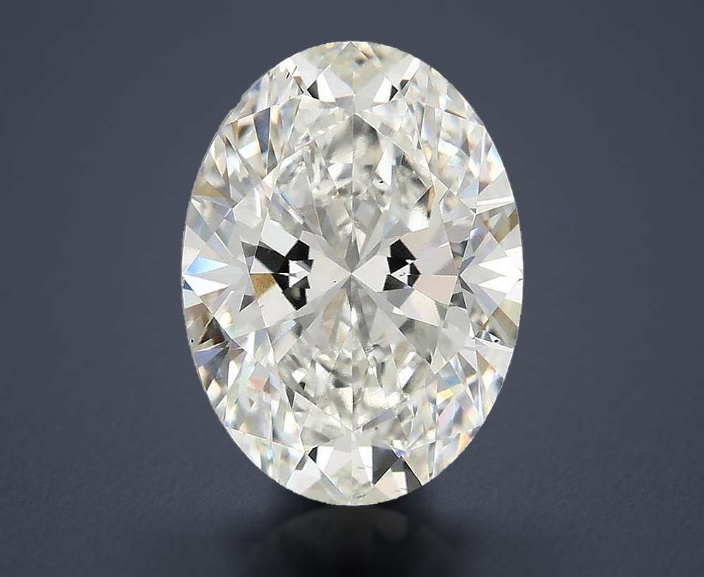 3.91 Carat Oval Lab Diamond