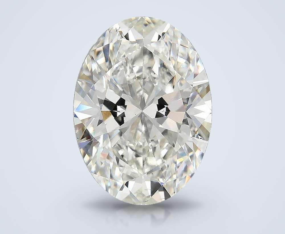 3.91 Carat Oval Lab Diamond