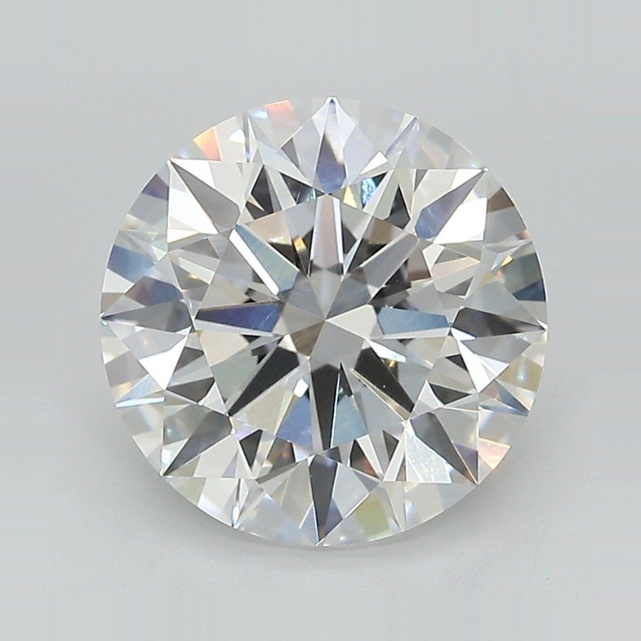 4.15ct E VS1 Rare Carat Ideal Cut Round Lab Grown Diamond