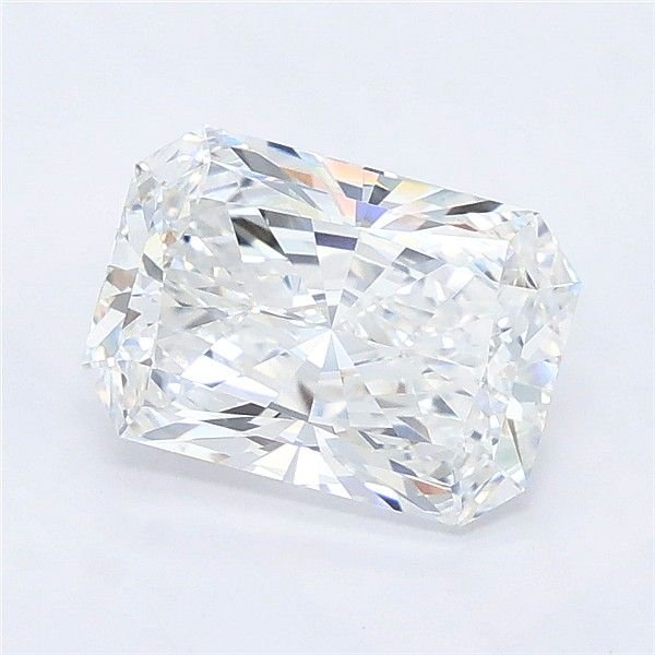 3.08ct E VVS2 Rare Carat Ideal Cut Radiant Lab Grown Diamond