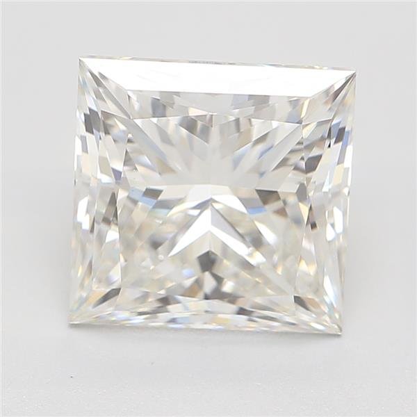 3.04ct G VS1 Rare Carat Ideal Cut Princess Lab Grown Diamond